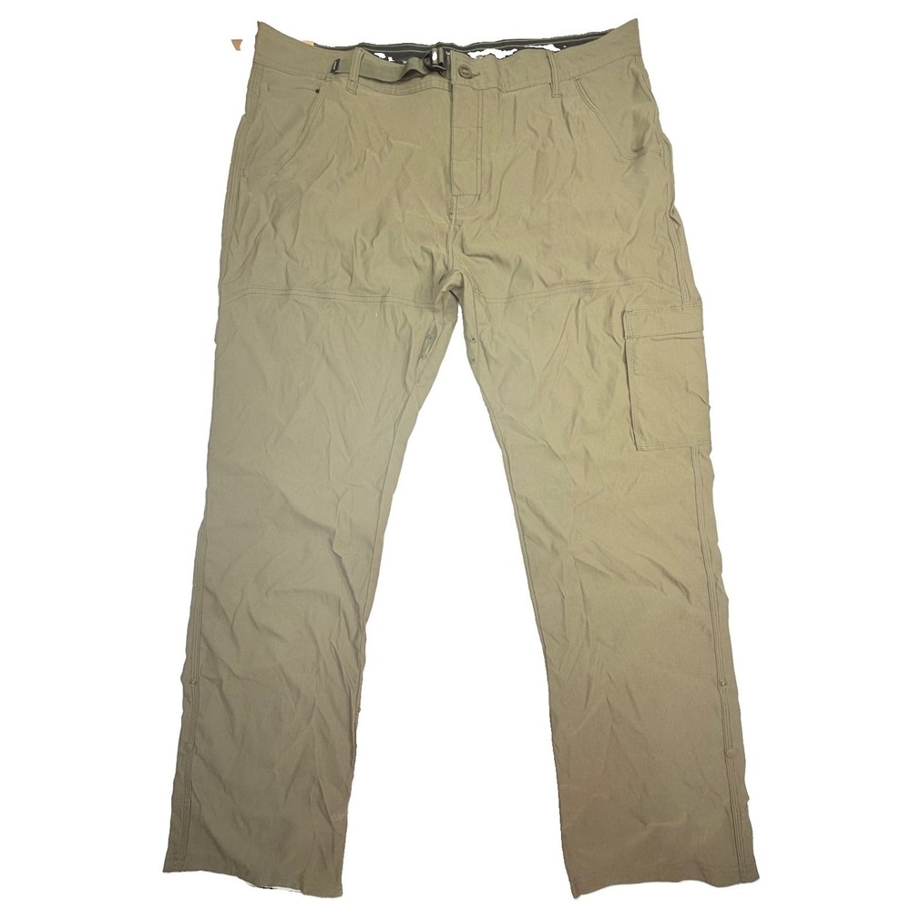 prAna Stretch Zion Pant II Men's 40x34 Slate Green Relaxed Fit NWT